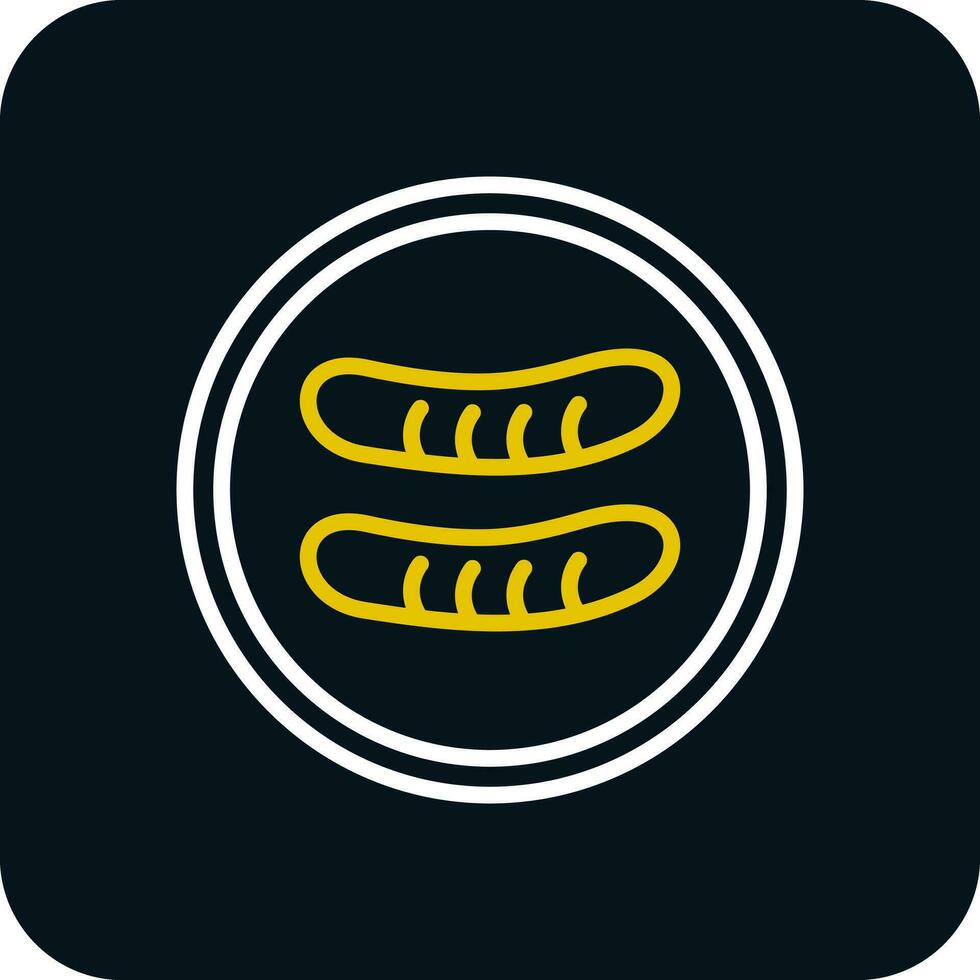 Sausage Vector Icon Design