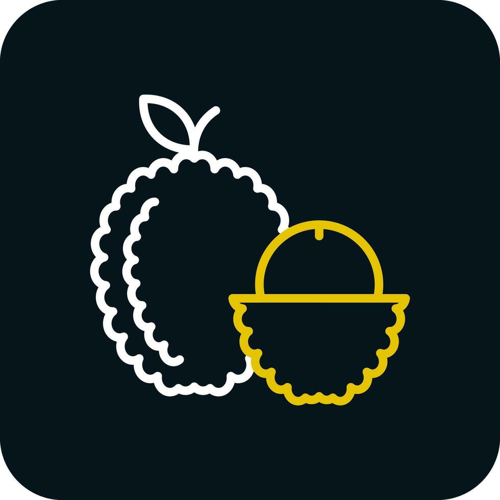 Lychee Vector Icon Design