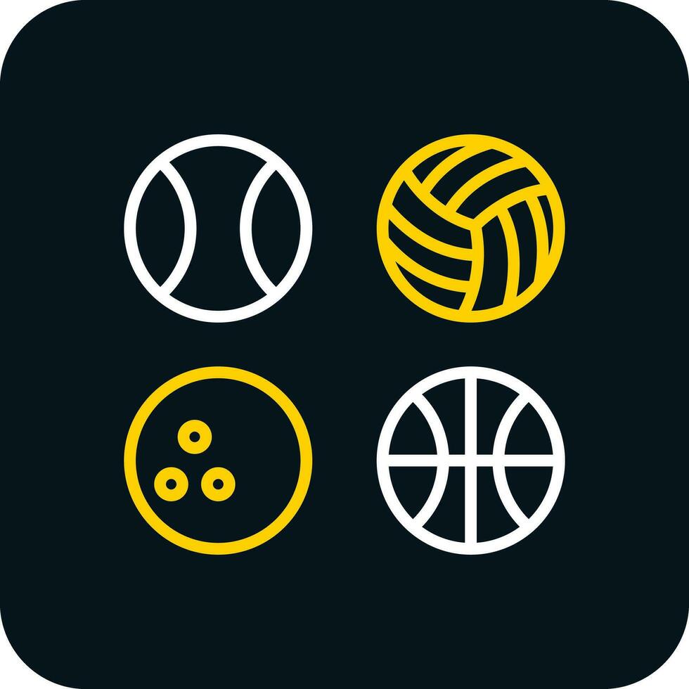 Balls Vector Icon Design