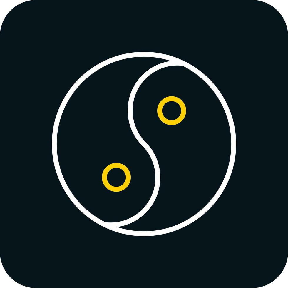 Yin yang Vector Icon Design
