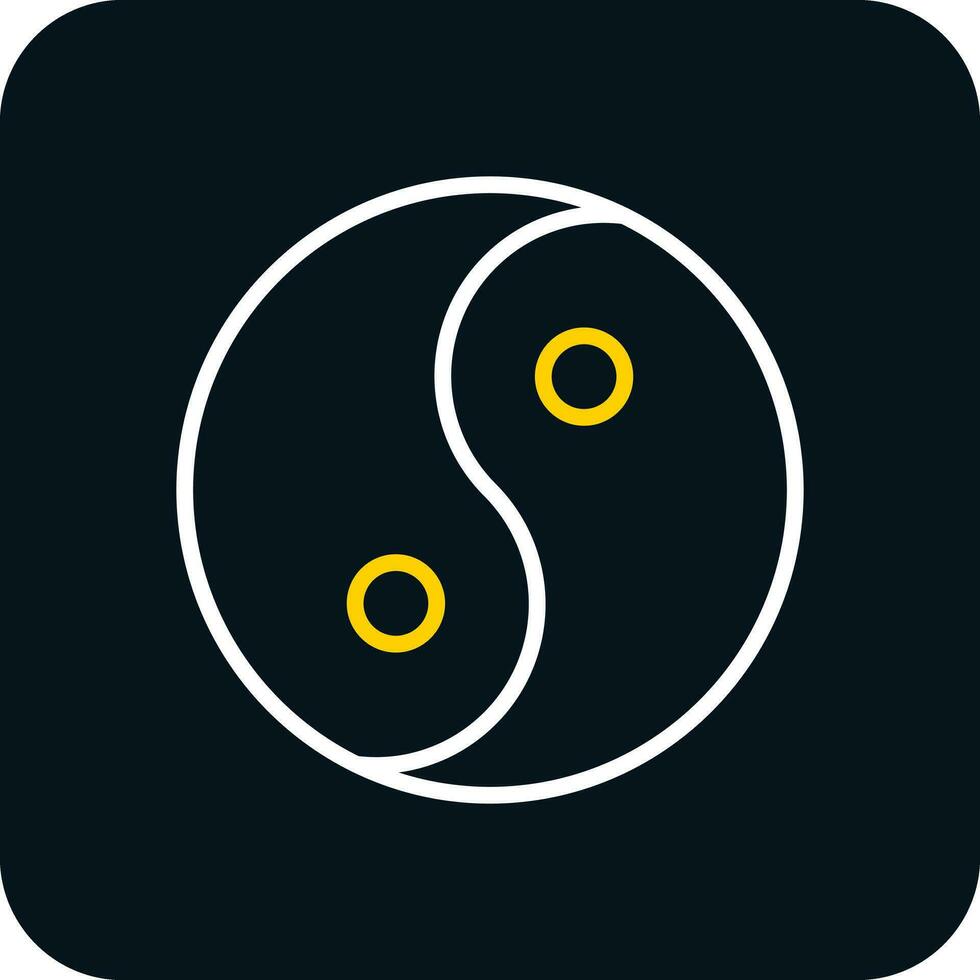 diseño de icono de vector de yin yang