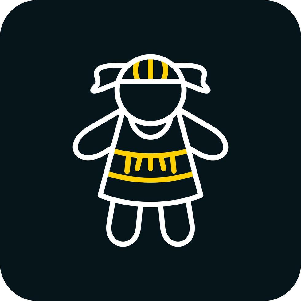 Doll Vector Icon Design