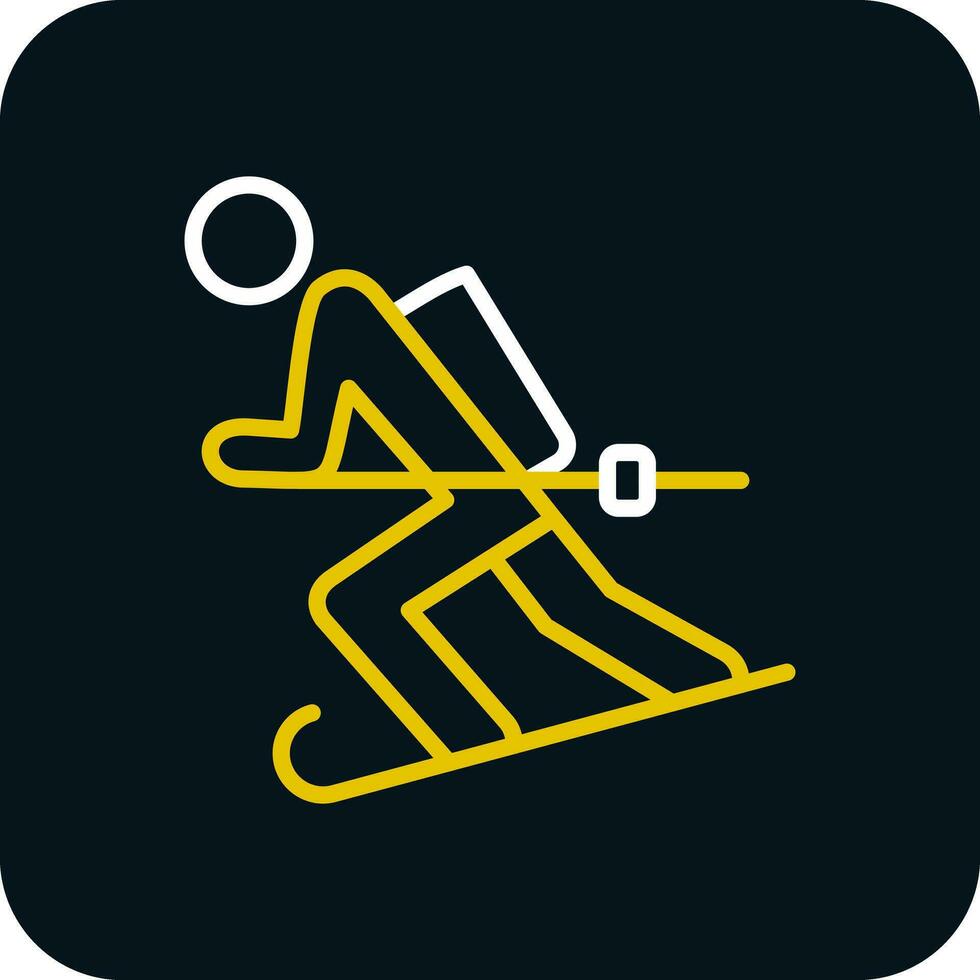 Skis Vector Icon Design