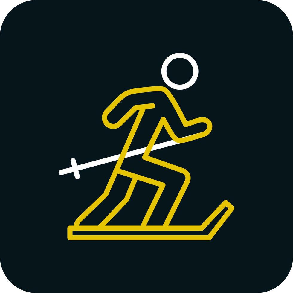 Ski Vector Icon Design