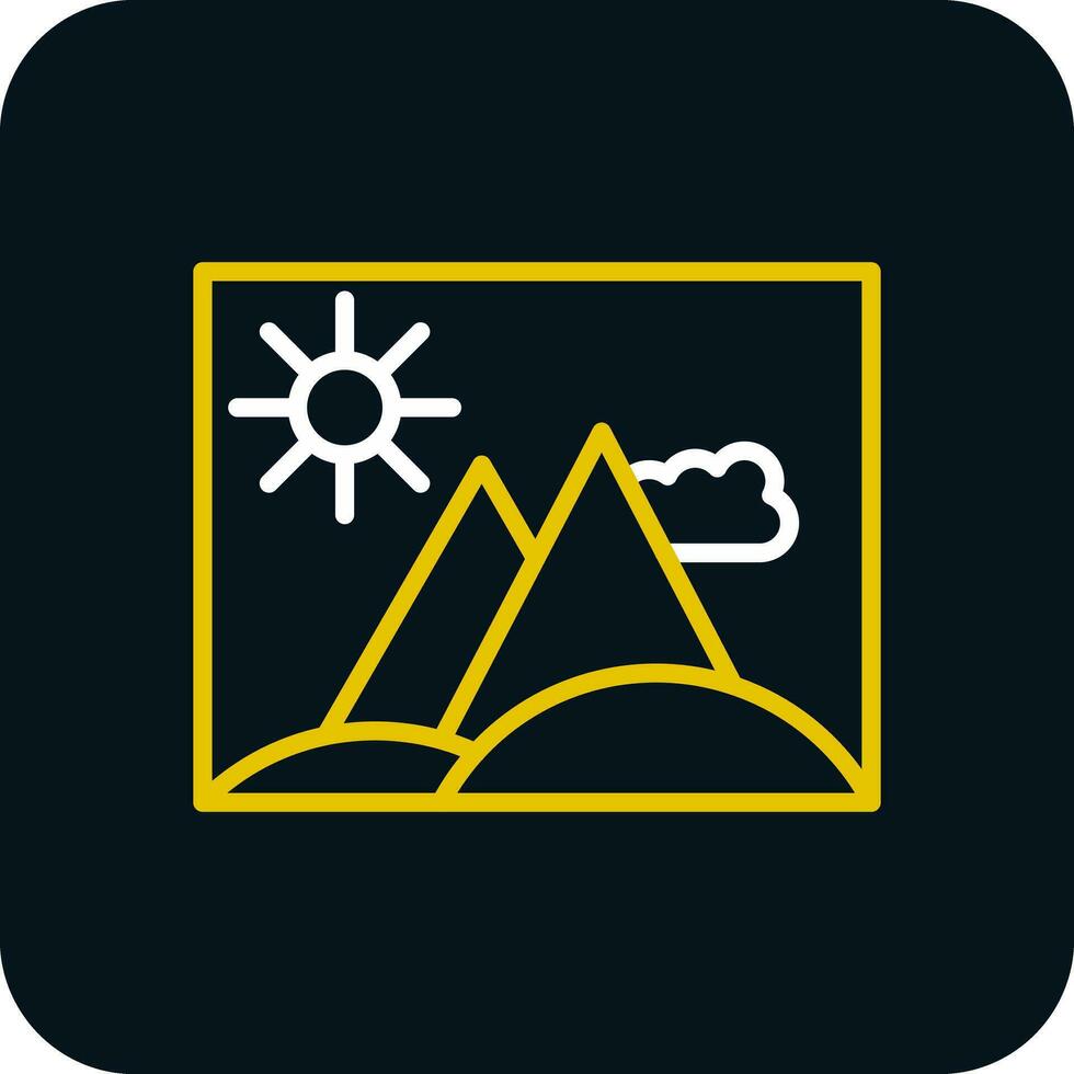 Hill Vector Icon Design