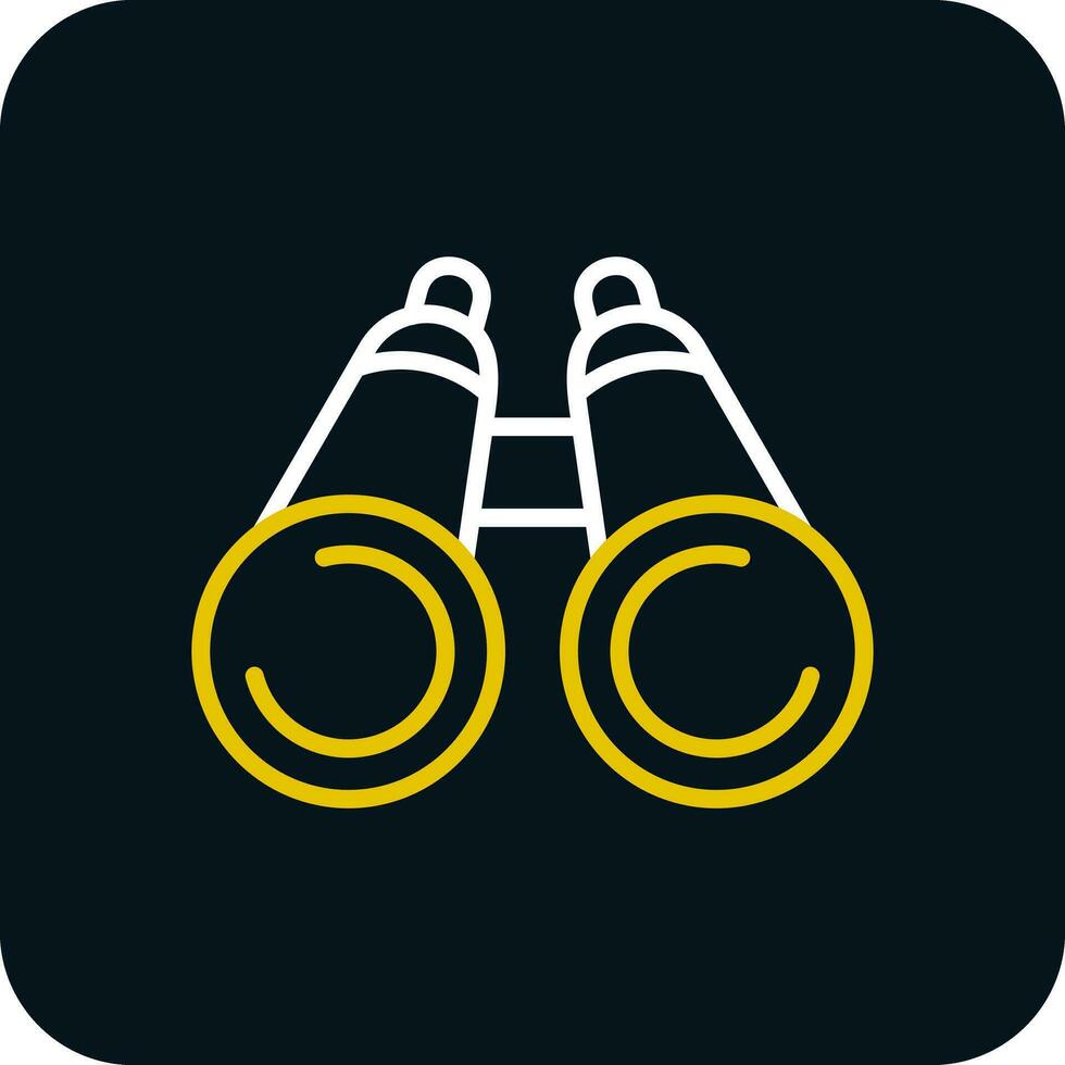 Binoculars Vector Icon Design