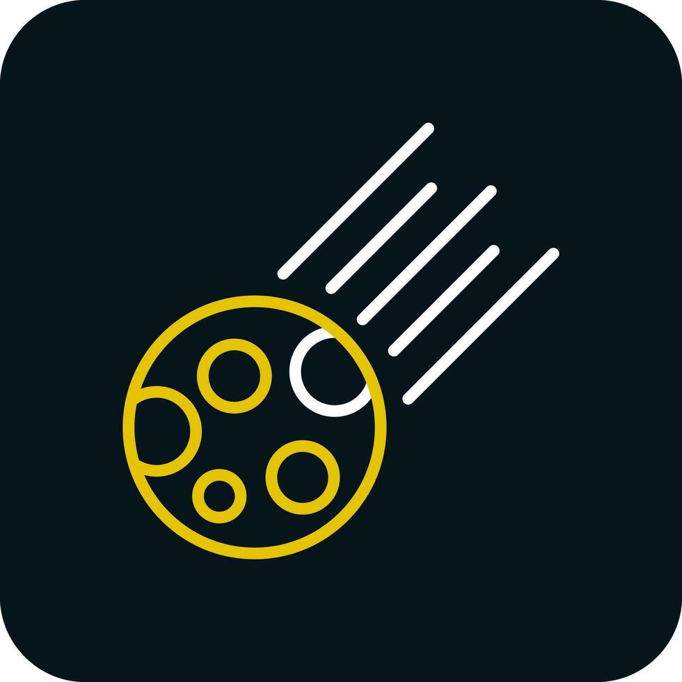 Comet Vector Icon Design