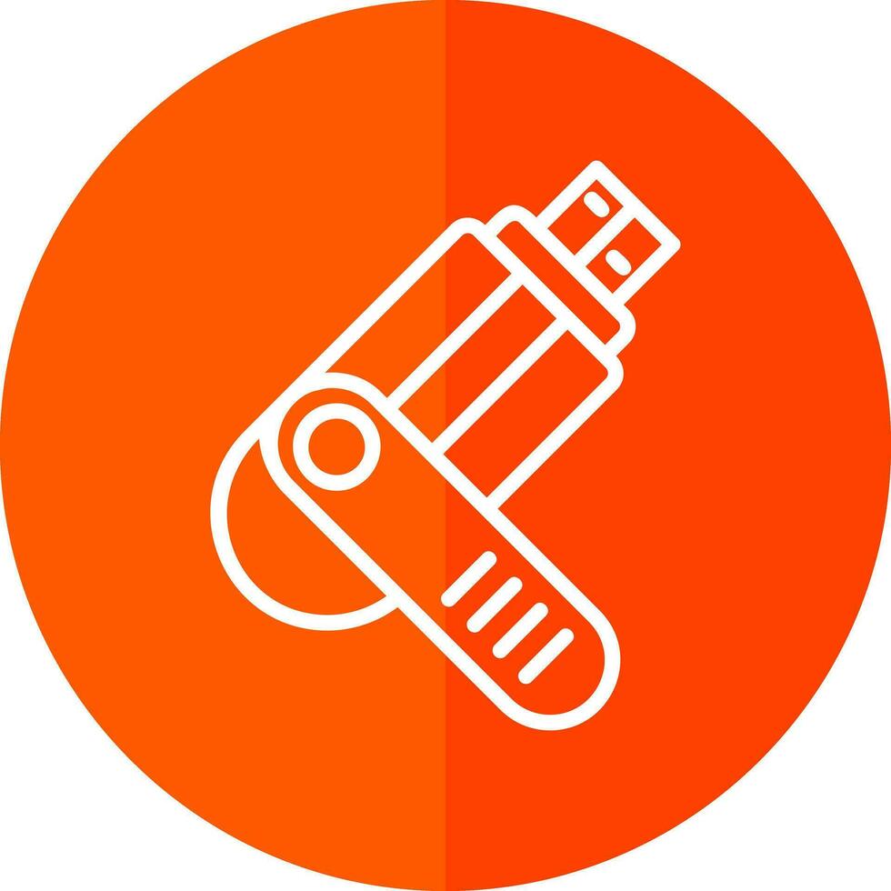 Flash drive Vector Icon Design