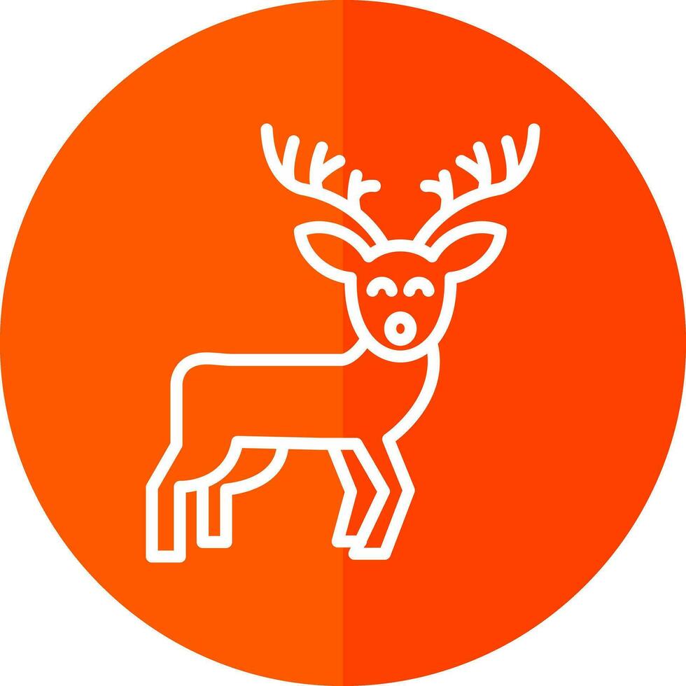 Reindeer Vector Icon Design