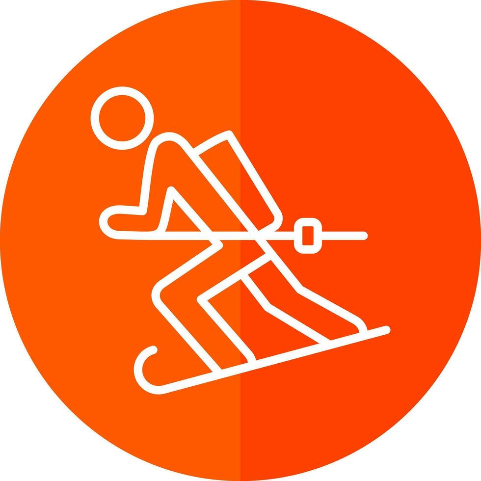 Skis Vector Icon Design