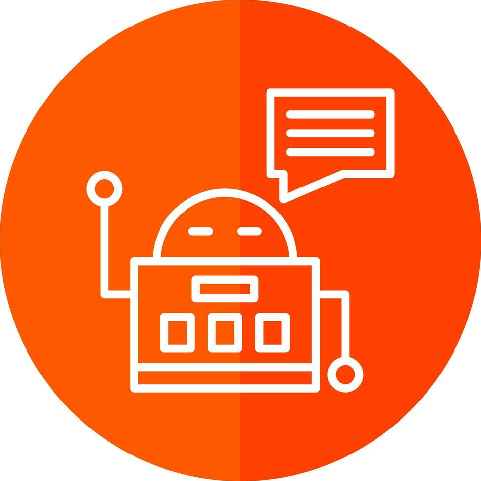 Chatbot Vector Icon Design
