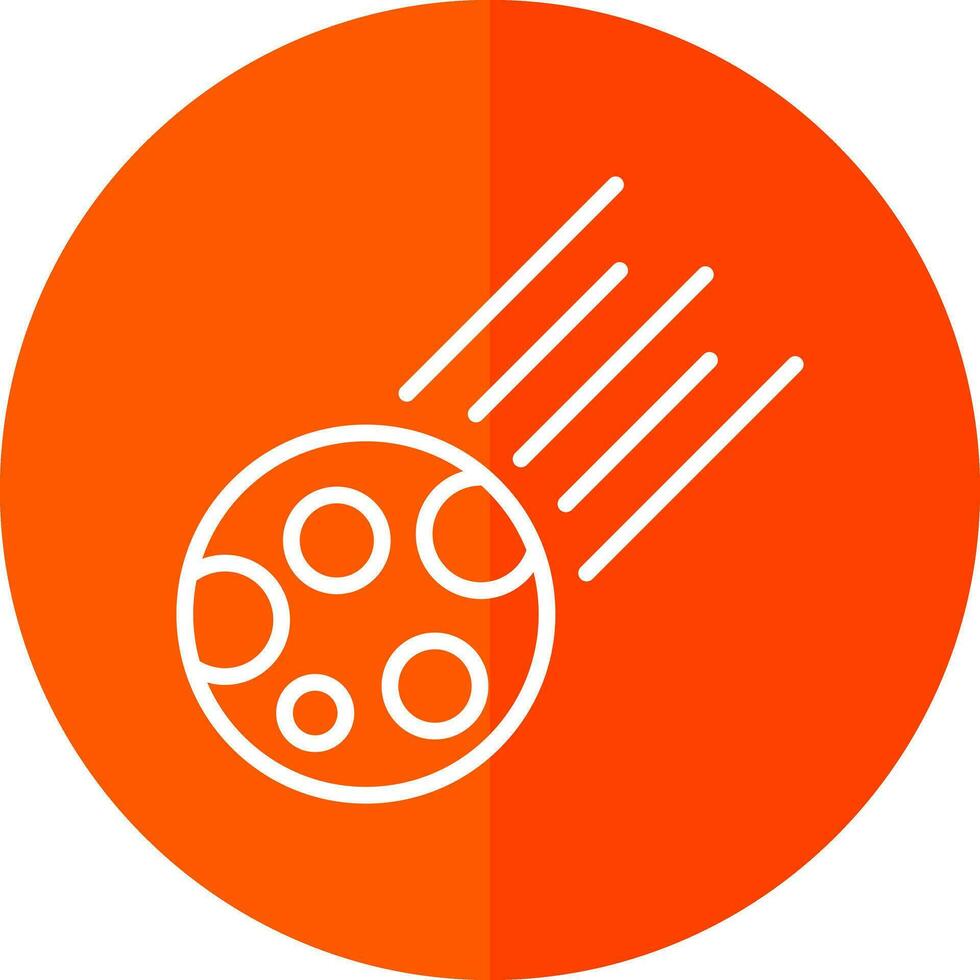 Comet Vector Icon Design