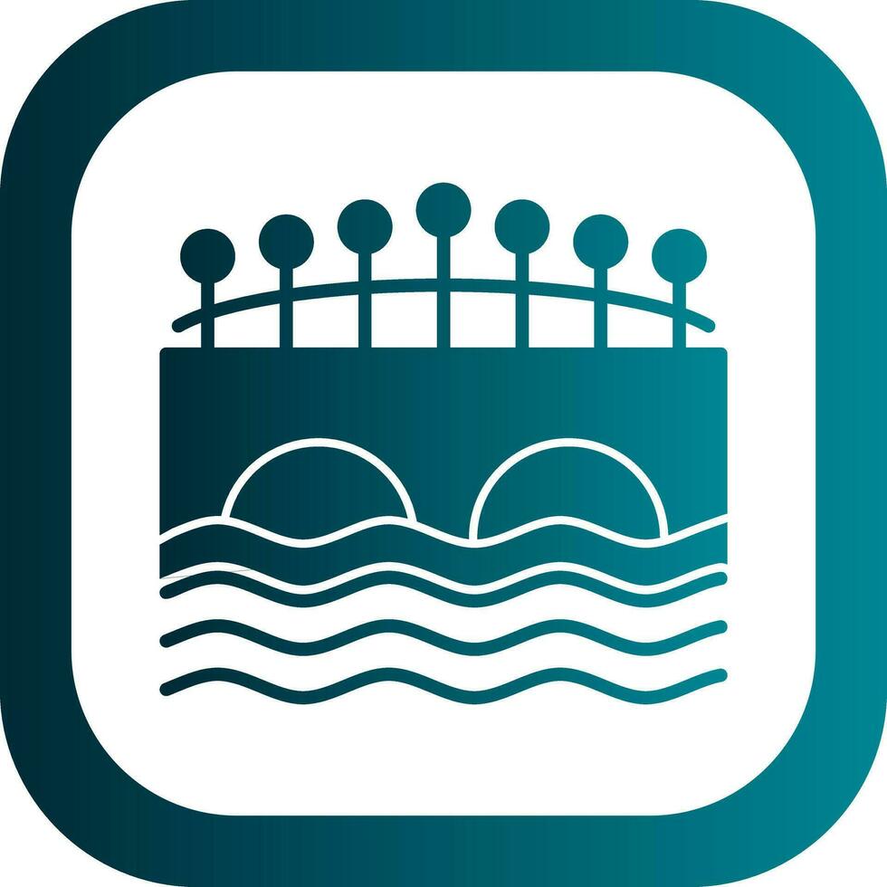 Canal Vector Icon Design