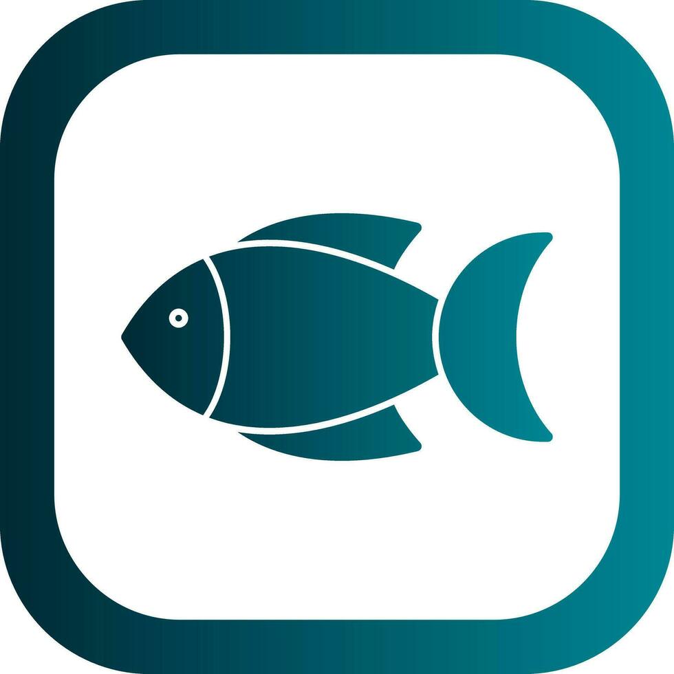 diseño de icono de vector de pescado