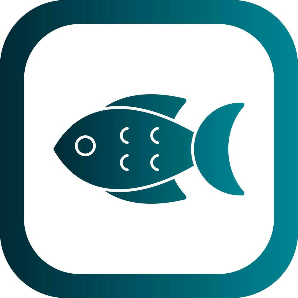 diseño de icono de vector de pescado