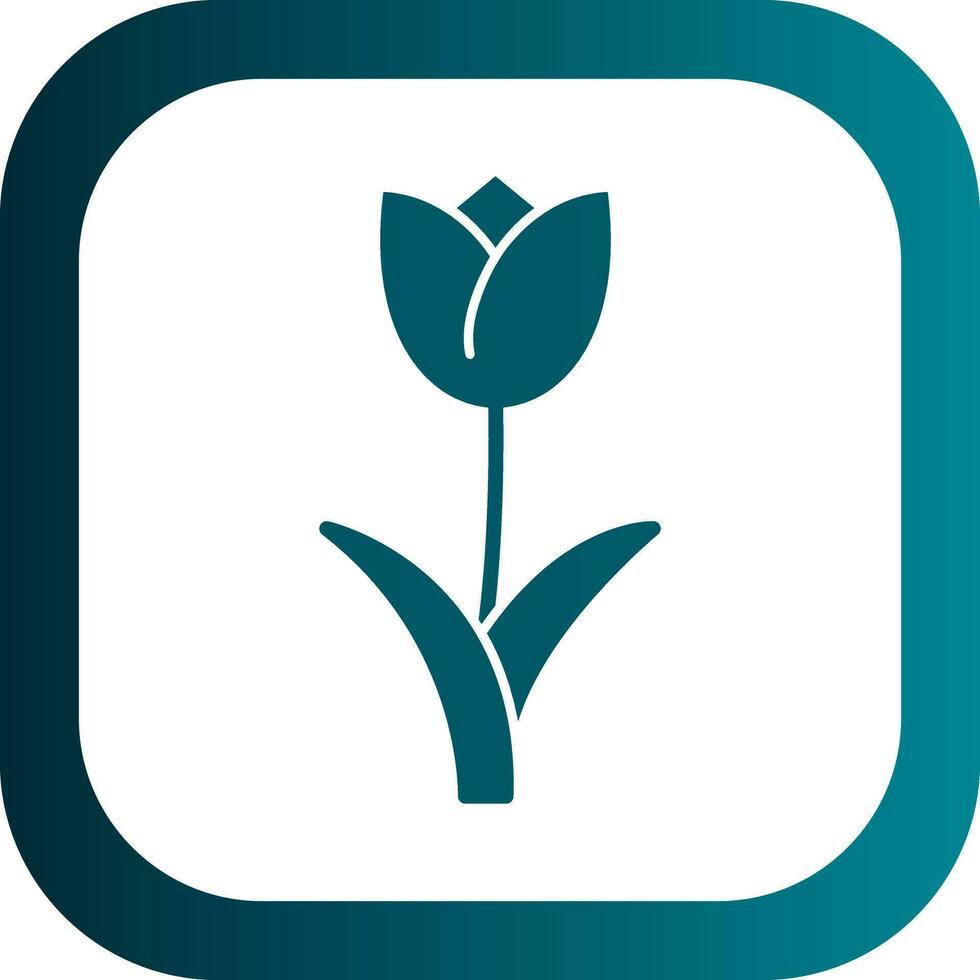 Tulips Vector Icon Design