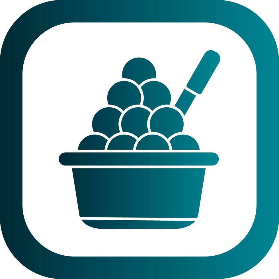 Bitterballen Vector Icon Design