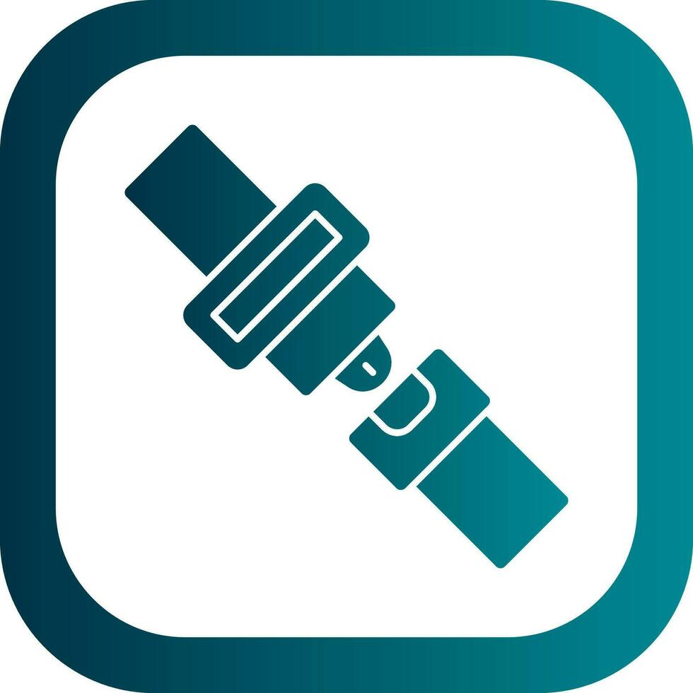 Seat belt Vector Icon Design