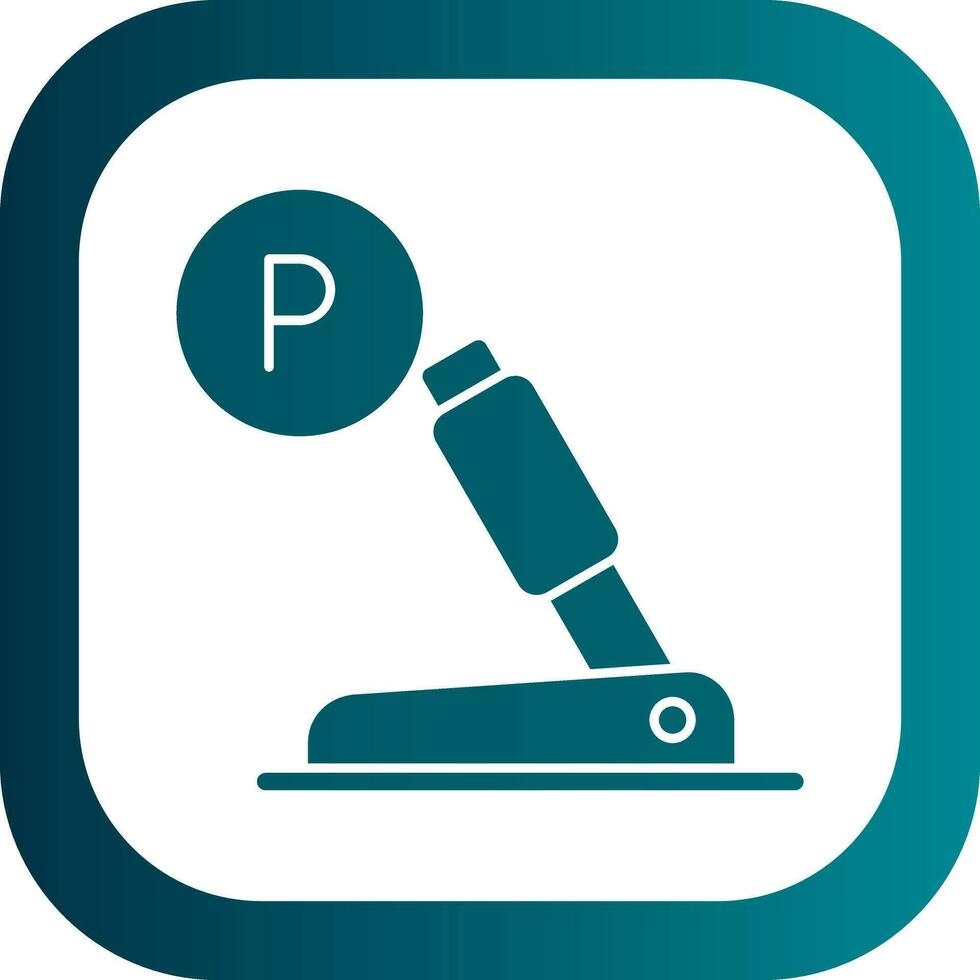 Parking brake Vector Icon Design