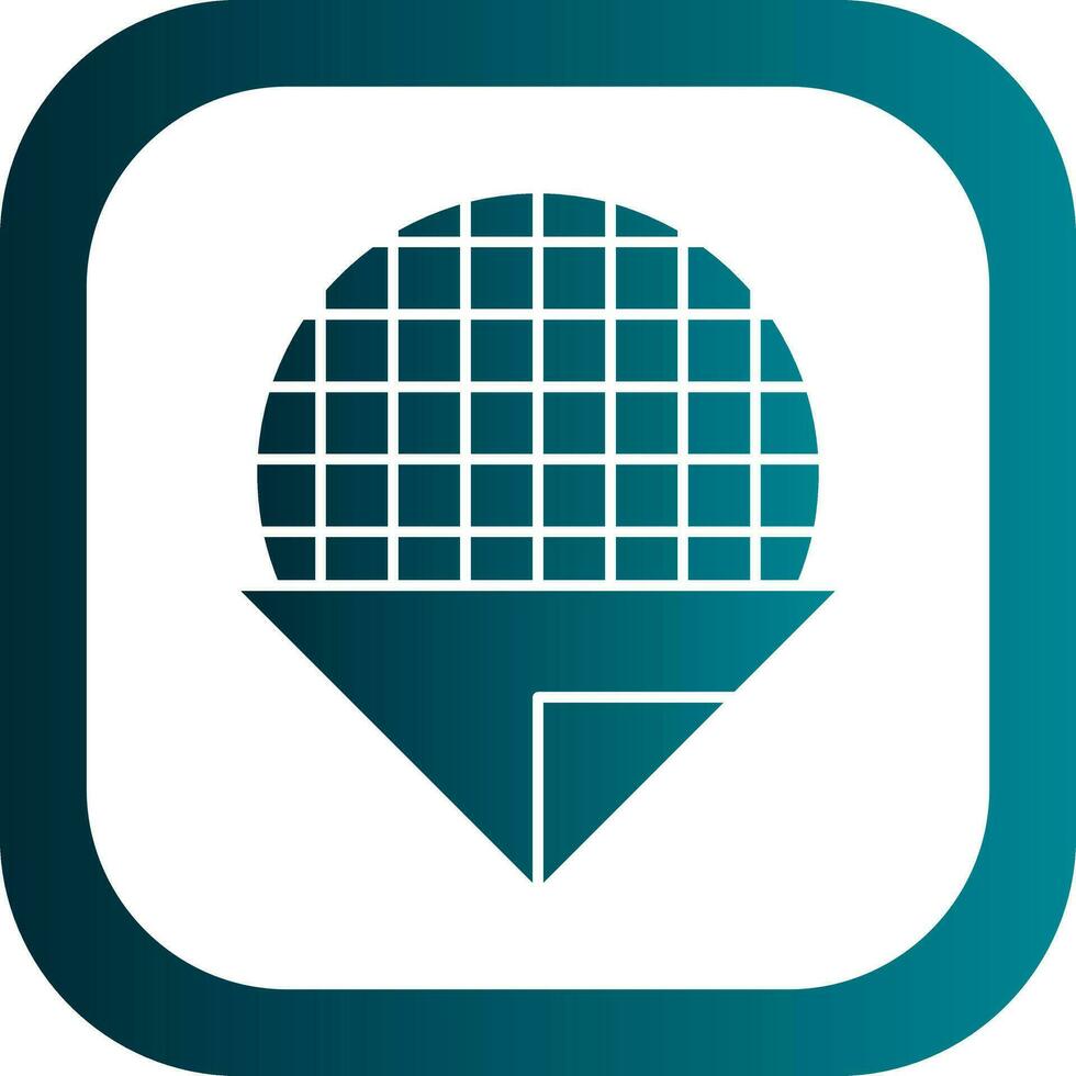 Stroopwafel Vector Icon Design