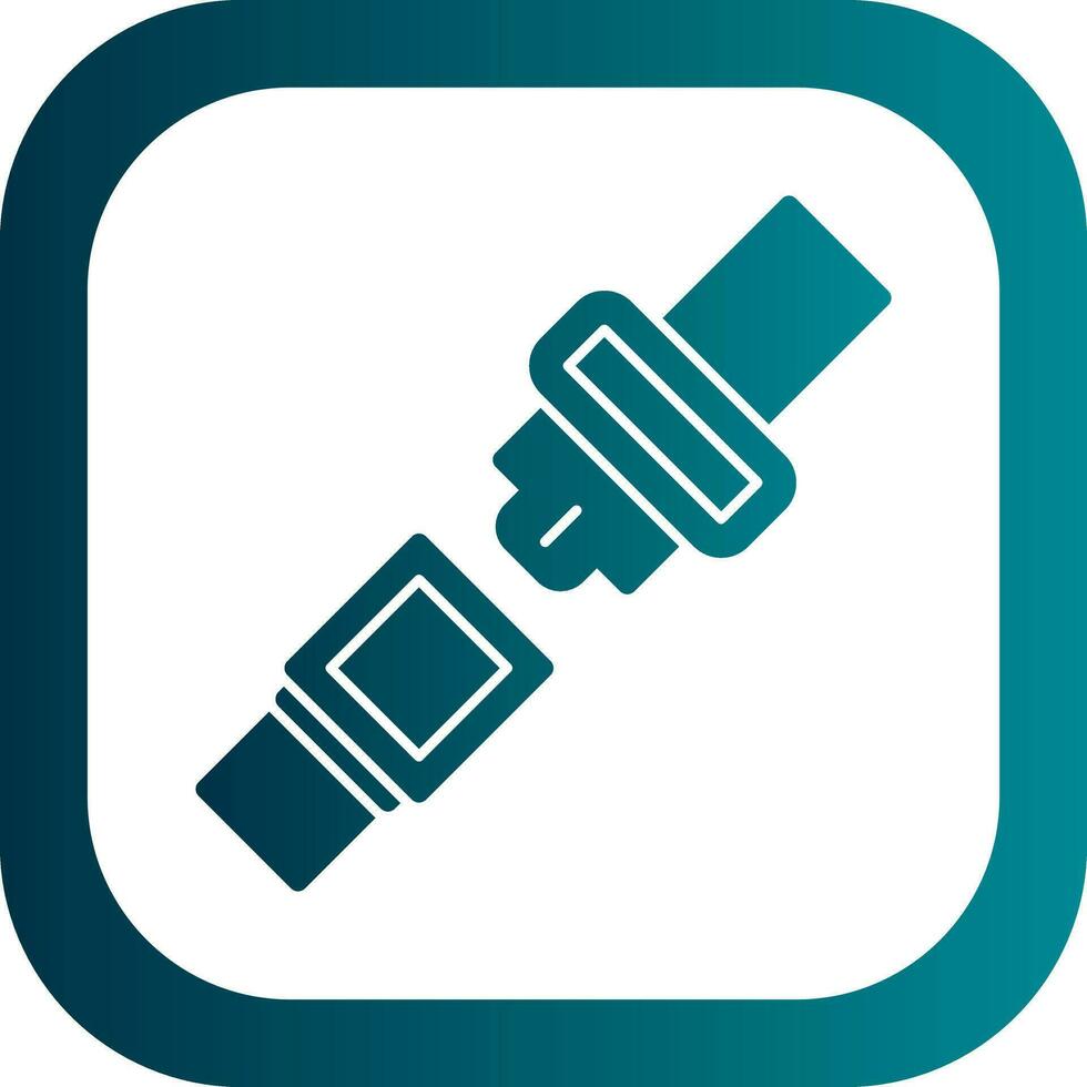Seat belt Vector Icon Design