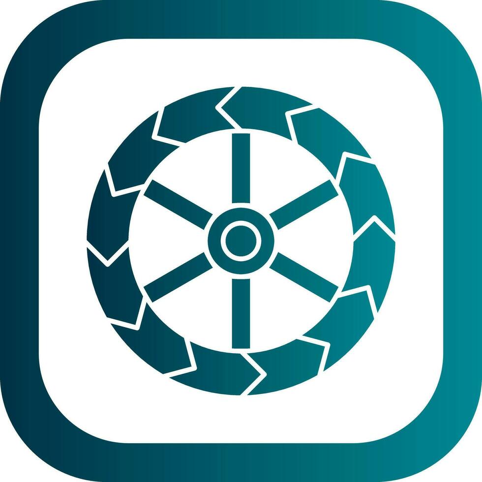 Wheels Vector Icon Design