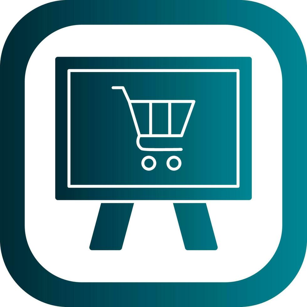 Online shopping Vector Icon Design