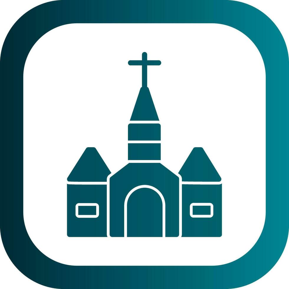 Cathedral Vector Icon Design