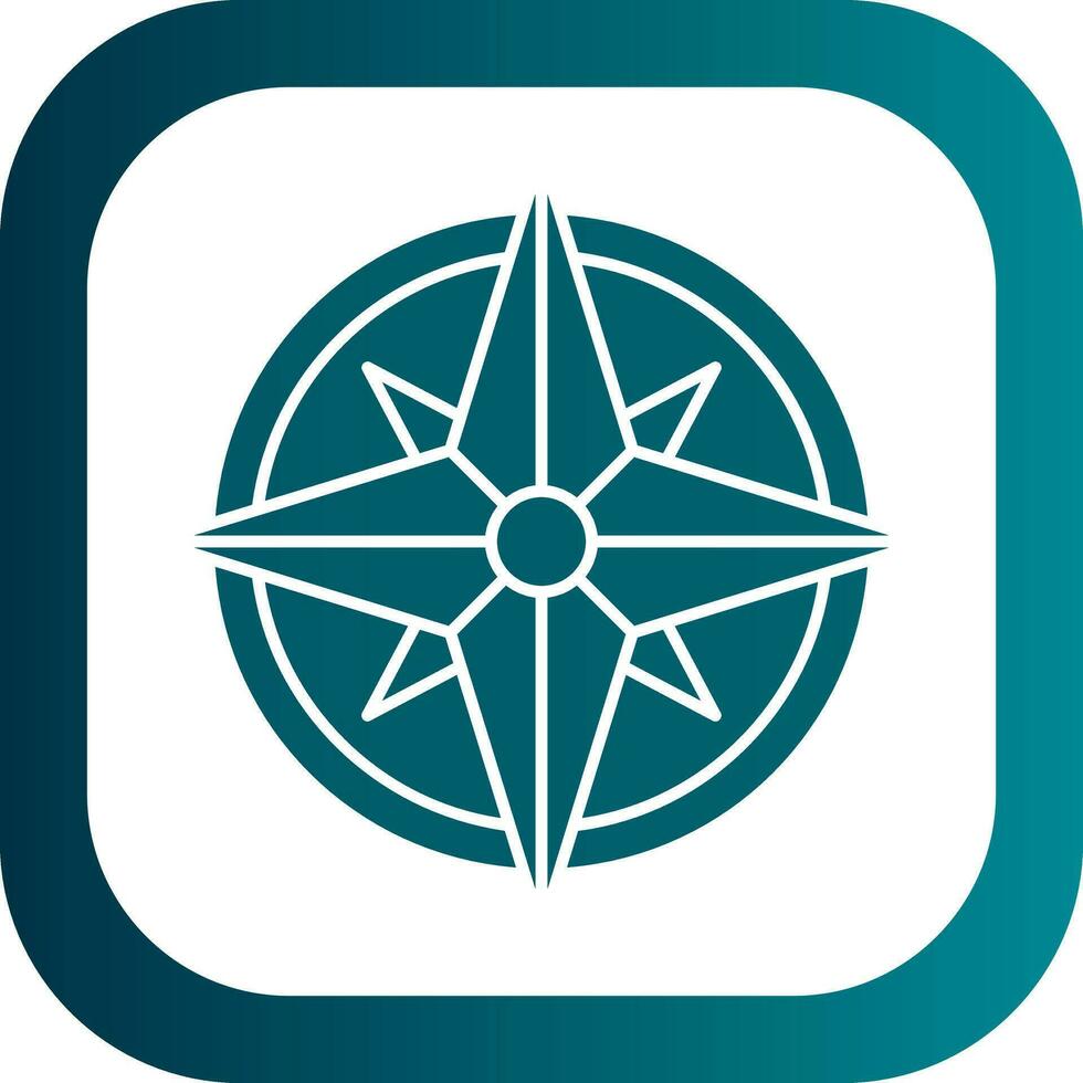 Wind rose Vector Icon Design