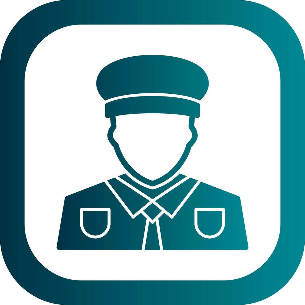 Captain Vector Icon Design
