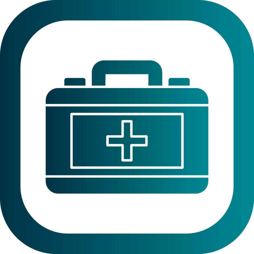 First aid kit Vector Icon Design