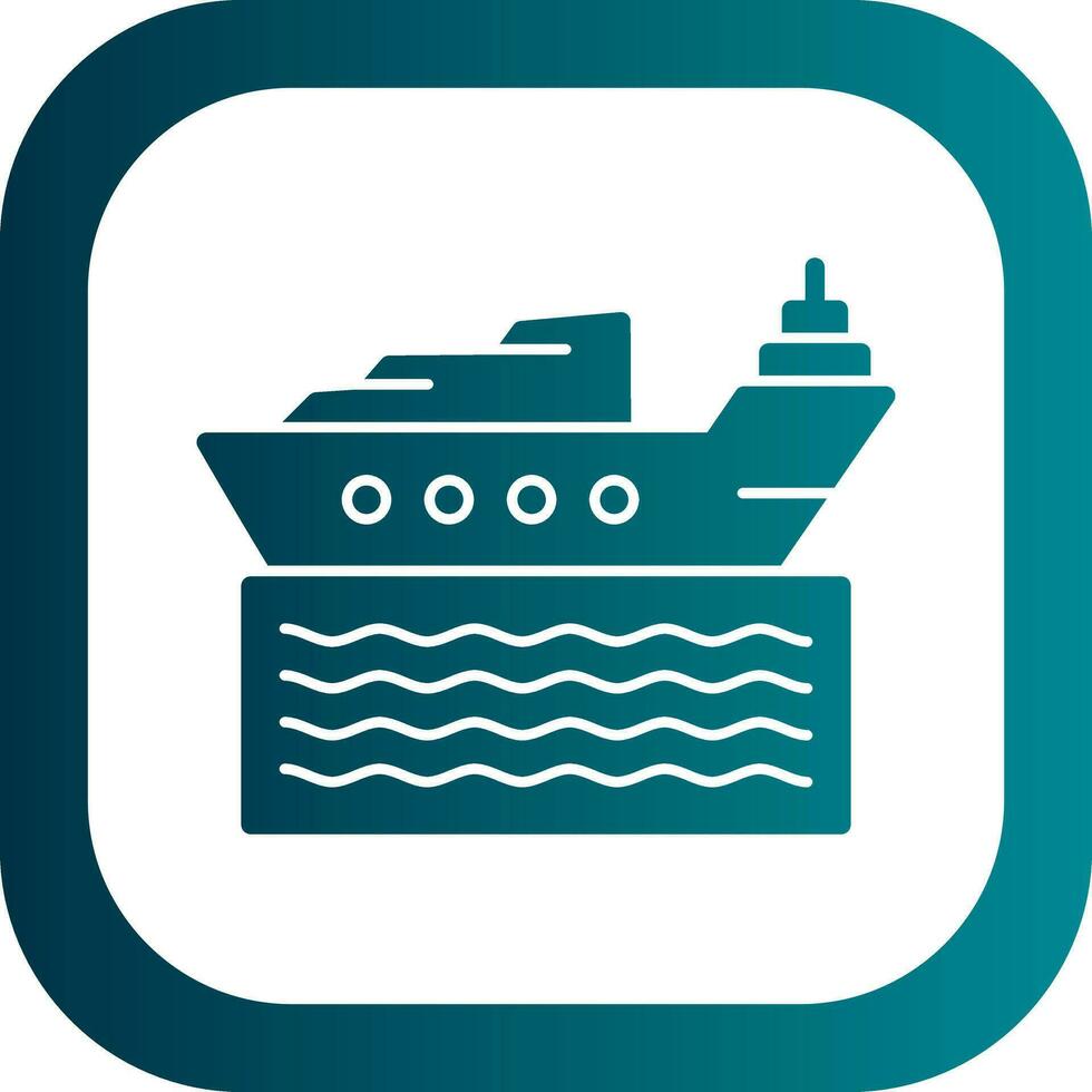 Ship Vector Icon Design