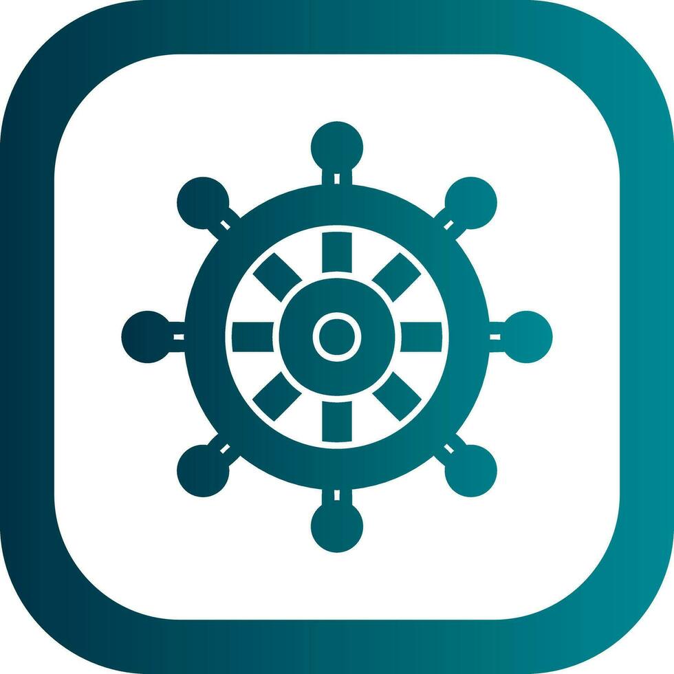 Rudder Vector Icon Design