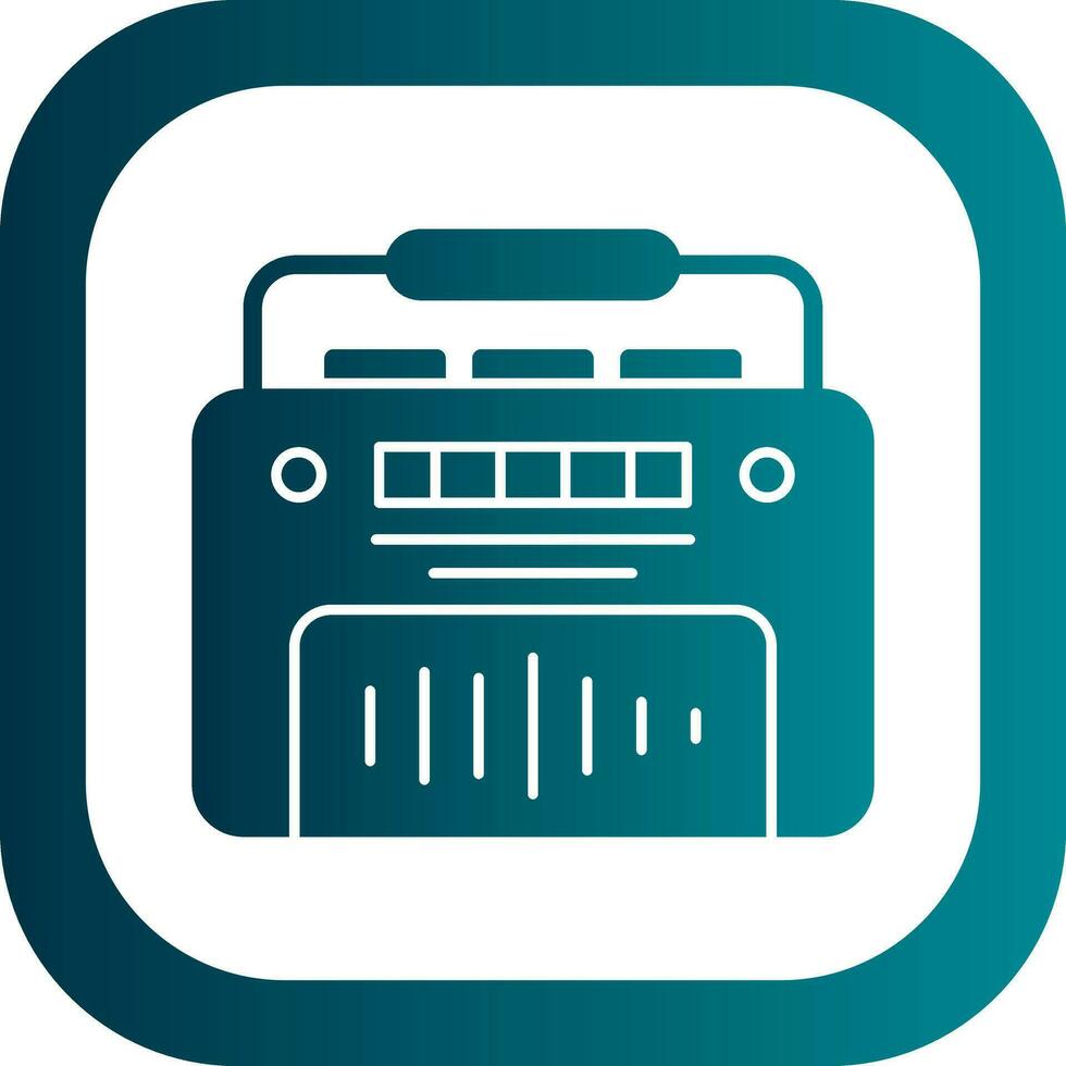 Radio Vector Icon Design