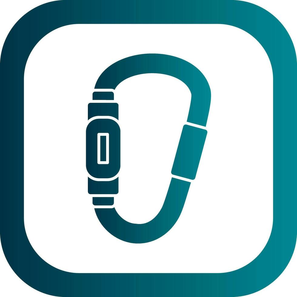 Carabiner Vector Icon Design