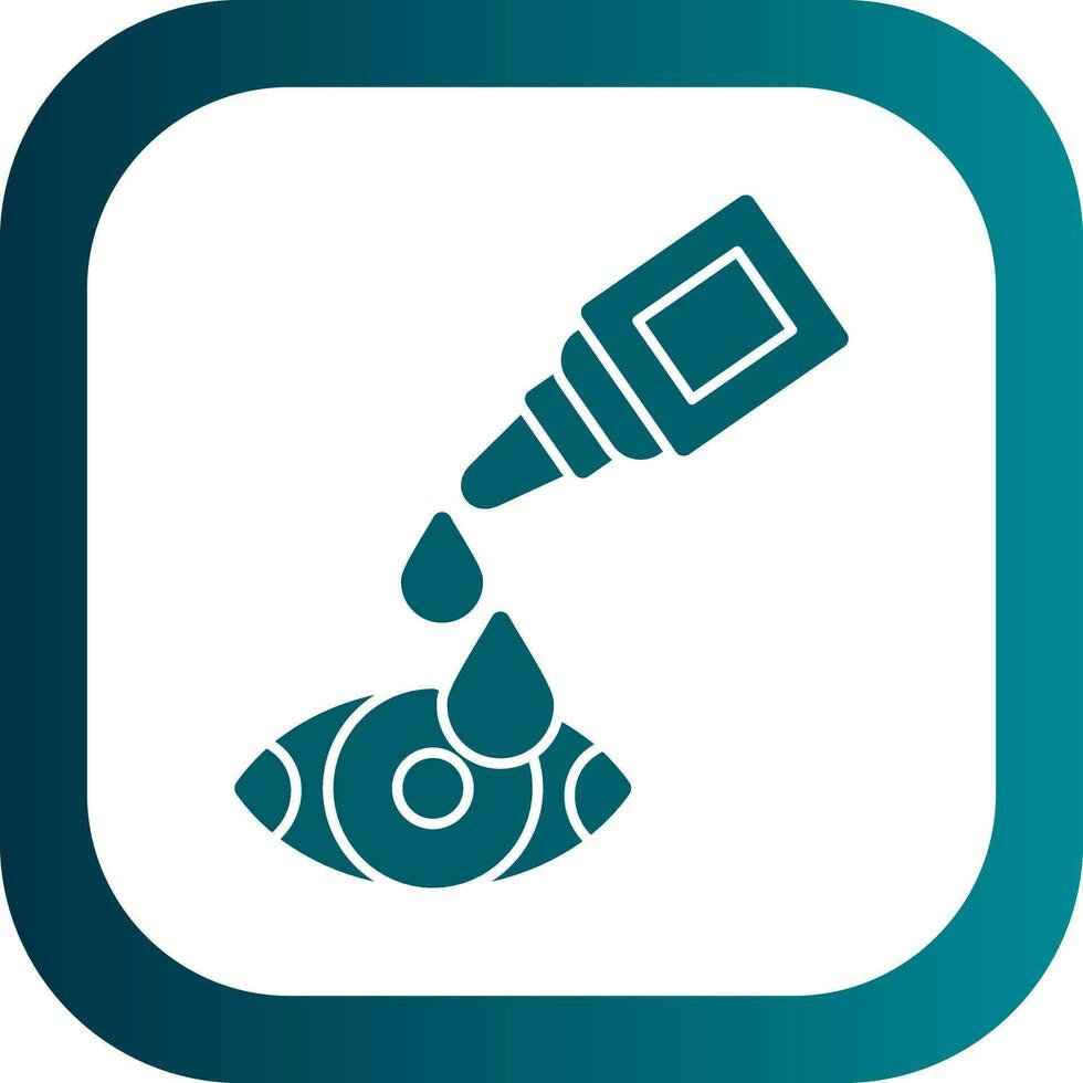 Eye drop Vector Icon Design