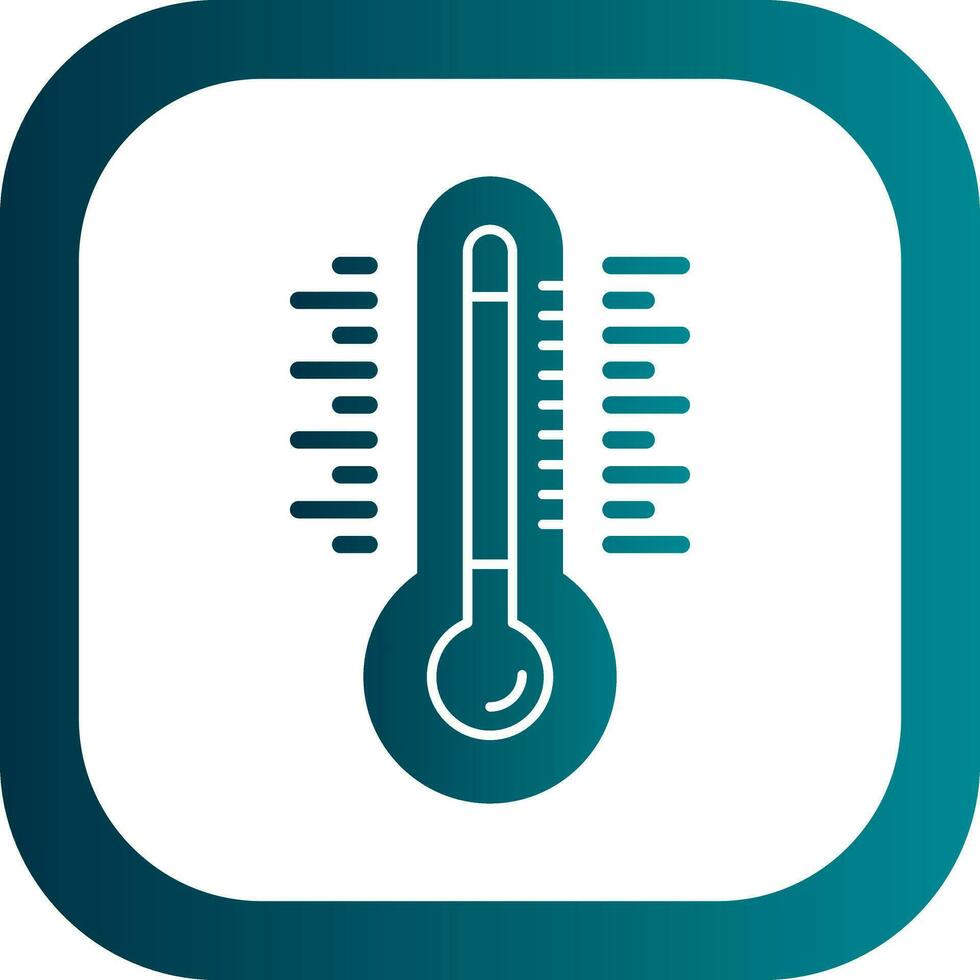 Thermometer Vector Icon Design