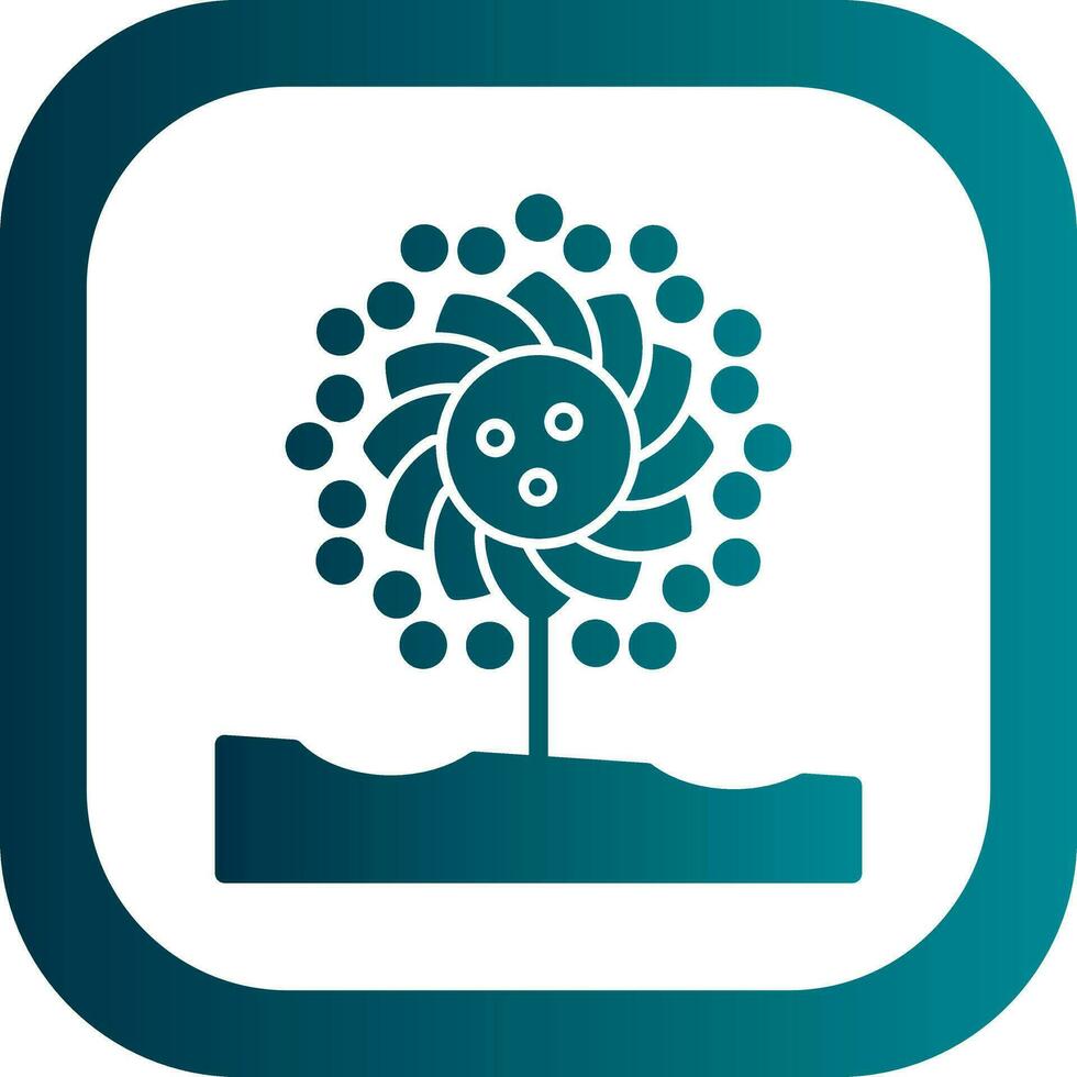 Pollen Vector Icon Design