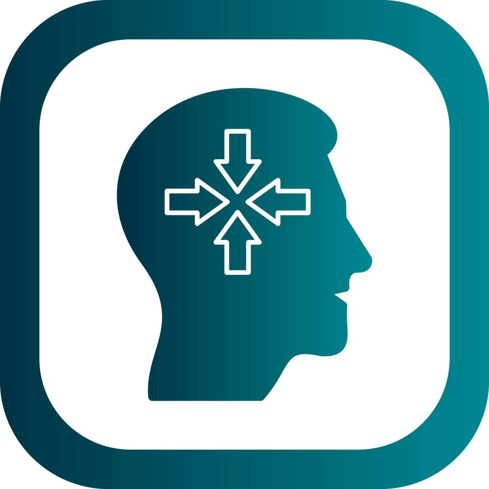 Decreased concentration Vector Icon Design