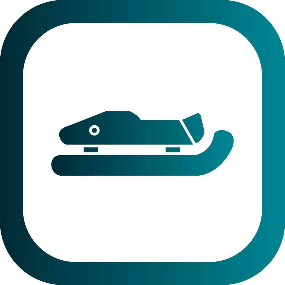 Luge Vector Icon Design