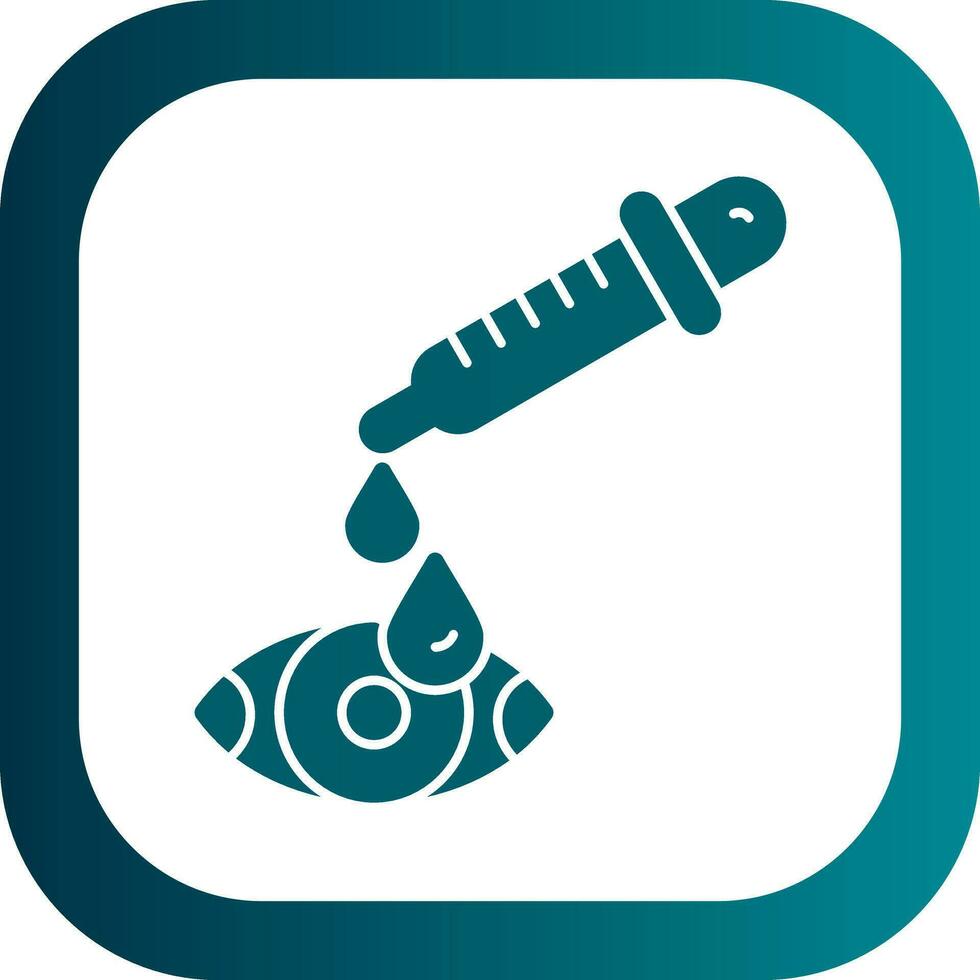 Eye drop Vector Icon Design