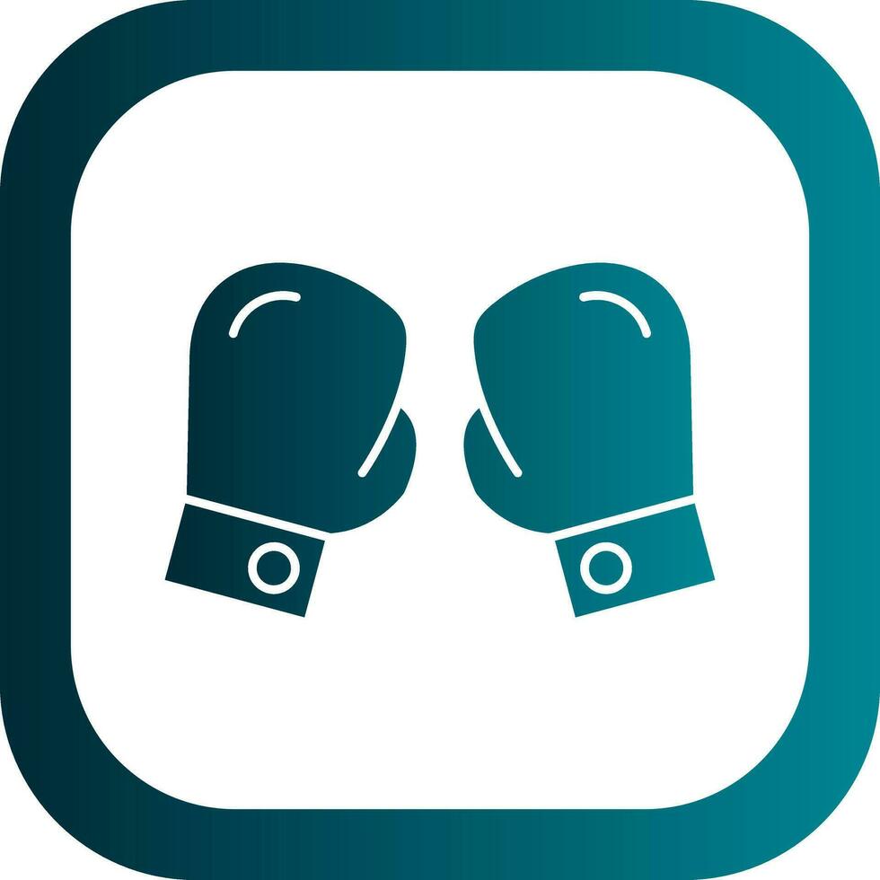 Boxing gloves Vector Icon Design