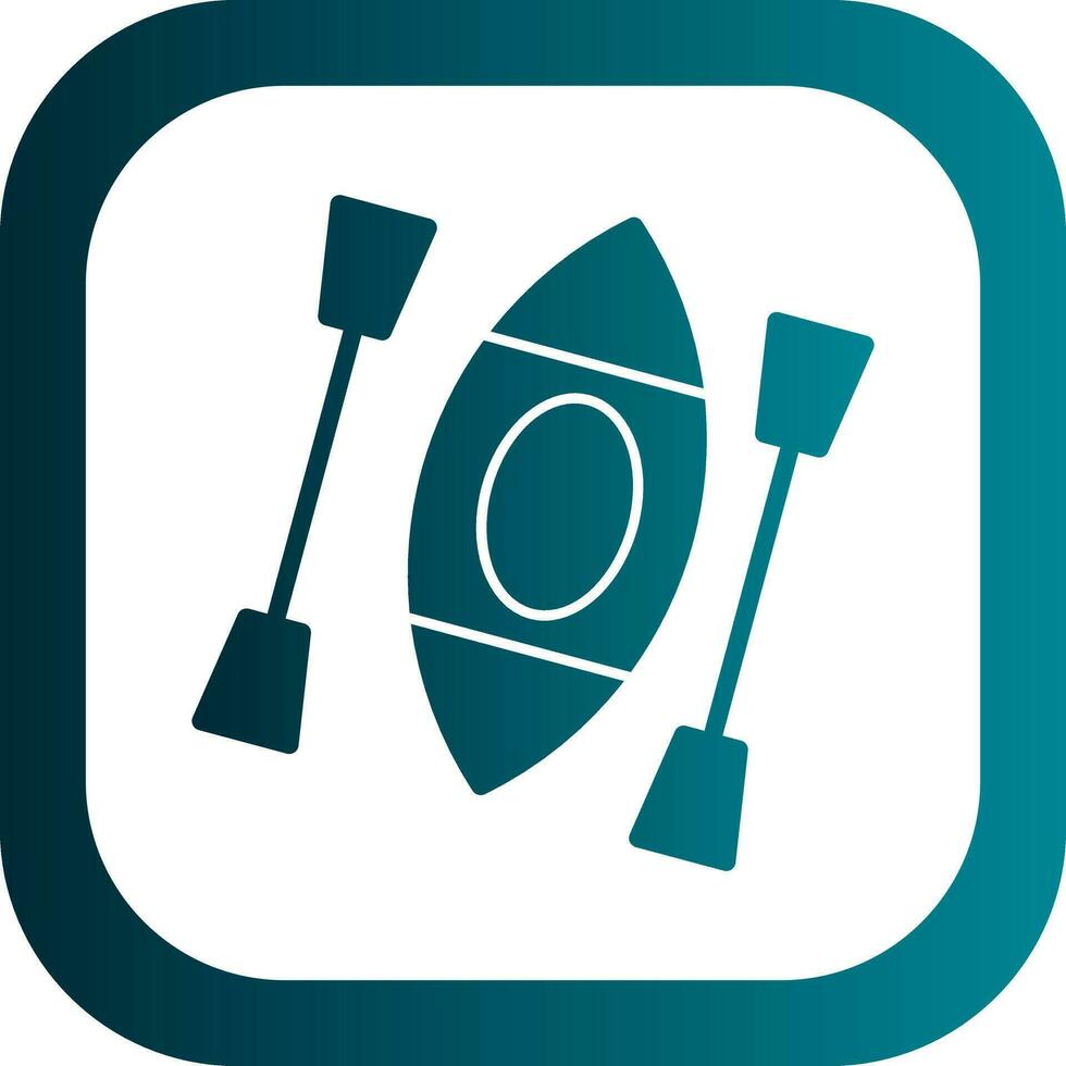 Kayak Vector Icon Design