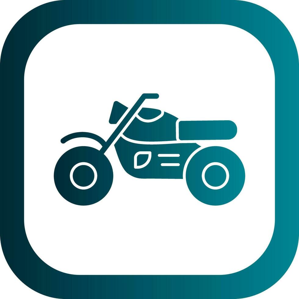 Motorbike Vector Icon Design