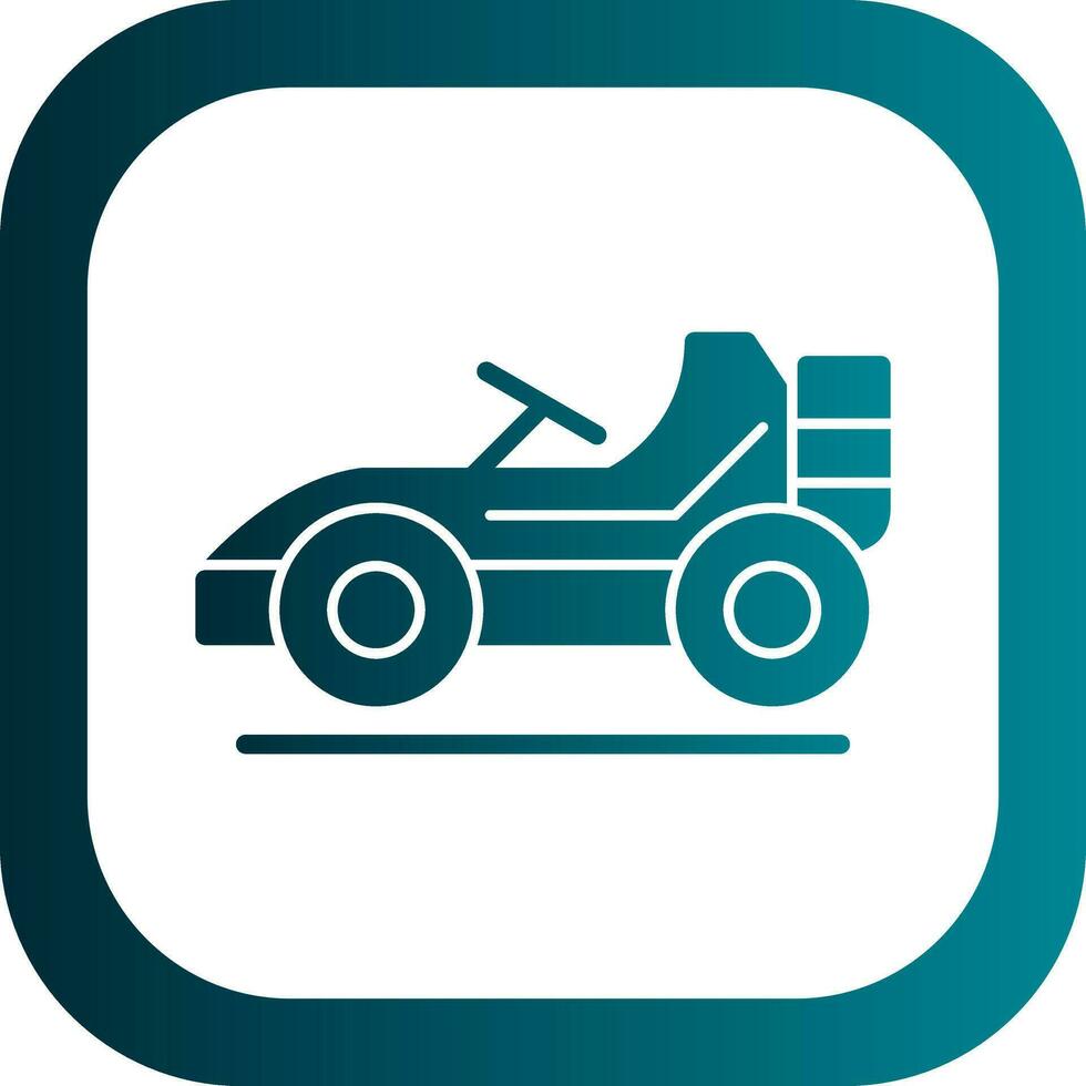 Go kart Vector Icon Design