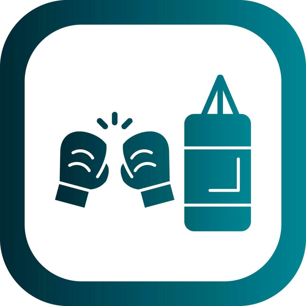 diseño de icono de vector de boxeo