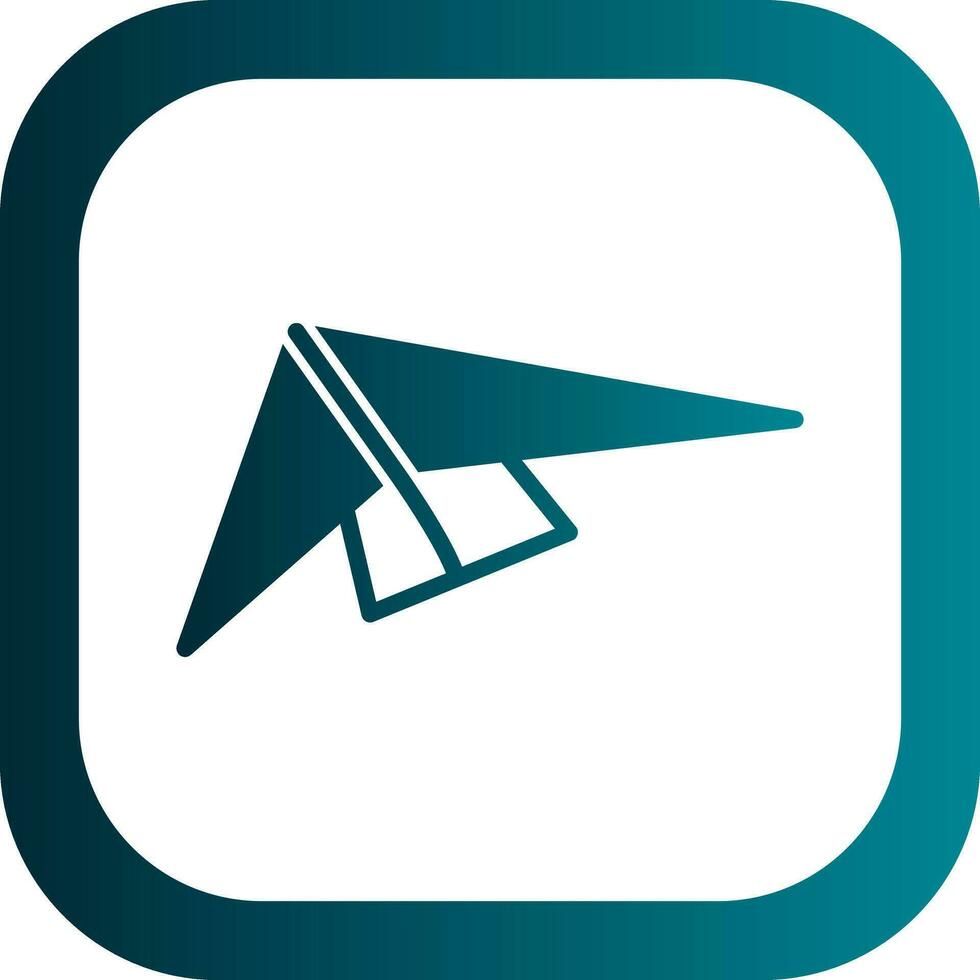 Hang gliding Vector Icon Design