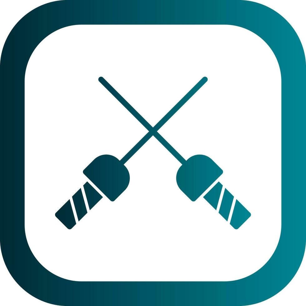 Fencing Vector Icon Design