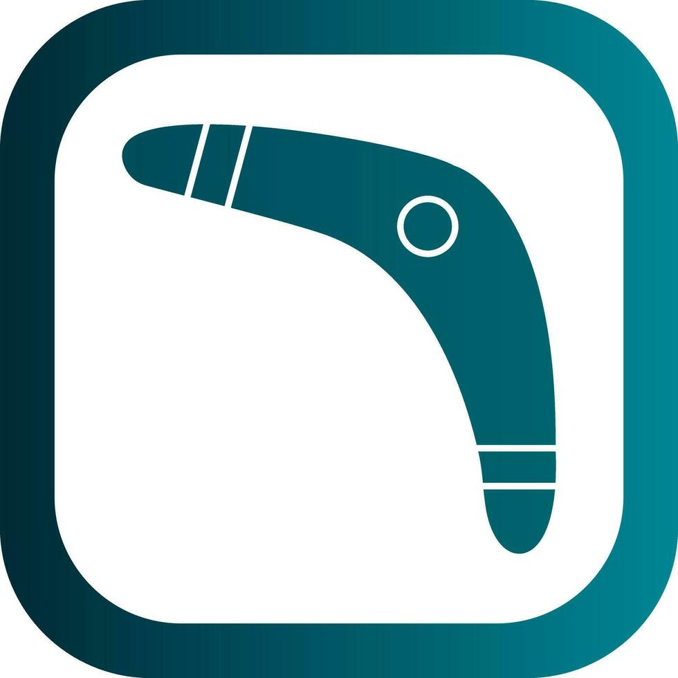 Boomerang Vector Icon Design