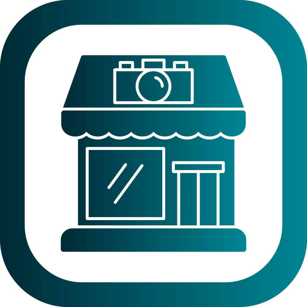 Camera shop Vector Icon Design